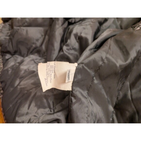 Rare VTG SADDLERY Cooper Collections Herringbone Lined Hooded Jacket 90s L - Picture 9 of 15